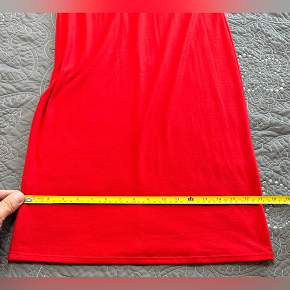 Express Women’s Red Bodycon Dress Size Large - Picture 5 of 8